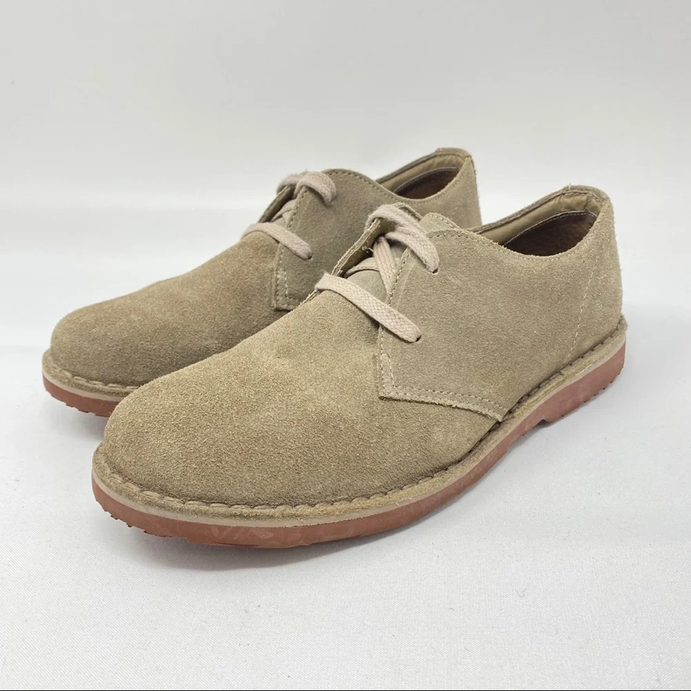 L.L. Bean Suede Oxford Shoes Tan